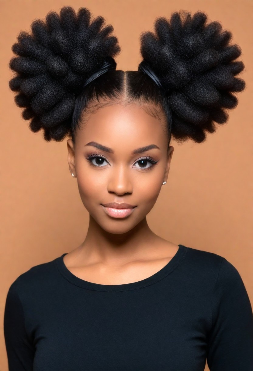 50 Easy Natural Hairstyles for Black Girls and Women – Lovelyish